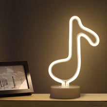 Load image into Gallery viewer, Creative Music Note Night Light