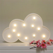 Load image into Gallery viewer, White Blue Cloud Night Light