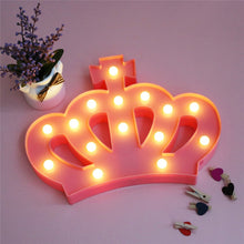 Load image into Gallery viewer, Pink Crown Night Light