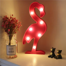 Load image into Gallery viewer, Flamingos 3D Night Light